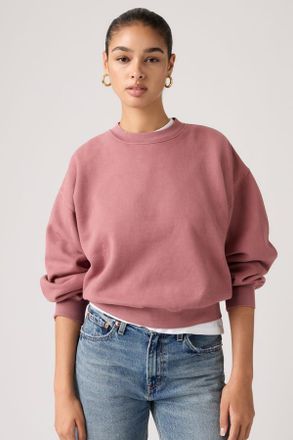 Levi's Vintage Boxy Sweatshirt - Donna - XS - Rosa / Crushed Berry