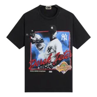 Kith For The New York Yankees Derek Jeter Vintage T-Shirt Black KHMG030093-001