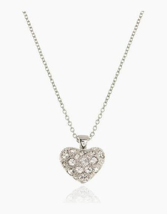 Cachet London Womens Cachet London Lacy Silver Pendant - Silver/Silver