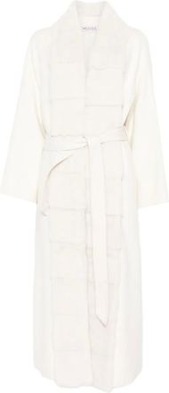 Liska Cappotto con cintura - Bianco