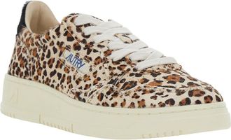 Autry Womens Sneakers Medalist Brown Leather Cow Trainers