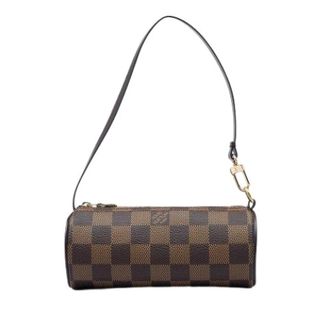 Louis Vuitton Pre-owned Papillon Pochette - Dames - Vintage Schoudertas - Bruin - ONE Size - Leer - Vintage