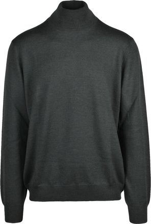 Gran Sasso Ciclista Turtleneck - Heren - Coltruien - Groen - 2XL - Wol - Truien & Vesten