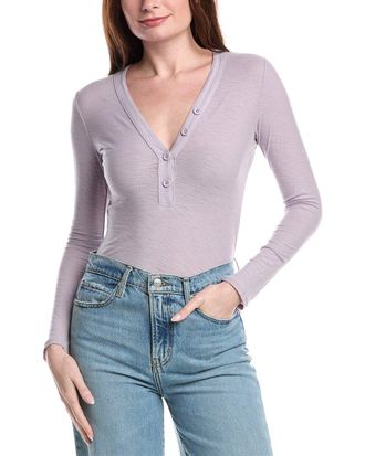 James Perse Jersey Henley Top