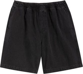 Obey Easy Pull-On Denim Shorts in Washed Black at Nordstrom, Size Xx-Large