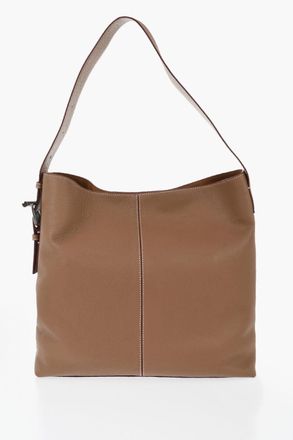 Alexander McQueen Pebbled Leather Shoulder Bag With Single Handle Alexander McQueen