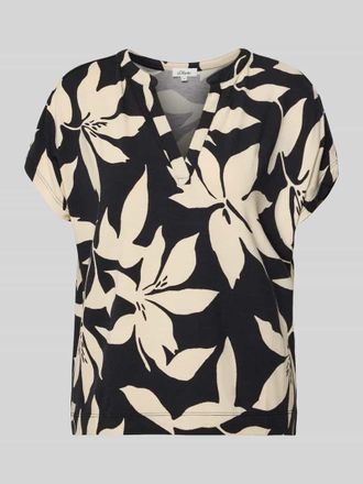 s.Oliver Red Label Relaxed Fit T-Shirt aus Viskose-Mix in Black, Gr&ouml;&szlig;e 34