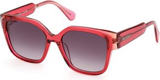 Max & Co. MO0075 72B Womens Sunglasses Red Size 55