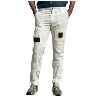 Aeronautica Aeronautica Militare, Slim-fit Trousers, male, White, Size: 2XL Pantalon anti-g