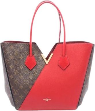 Louis Vuitton Pre-owned Kimono MM Monogram Tote Bag - Dames - Vintage Shopper - Rood - ONE Size - Leer - Vintage