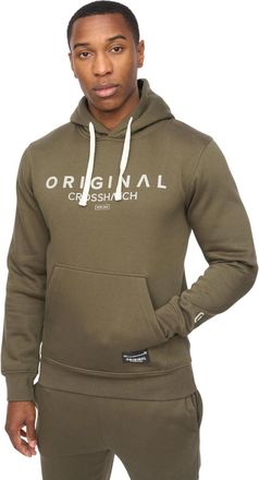 Crosshatch Mannen Jamals Hoodie (Donkergroen)