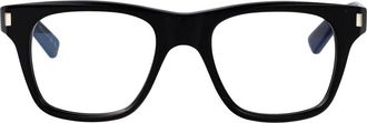 Saint Laurent Glasses, male, Black, Size: 50 MM Corner Angle Optical Frame
