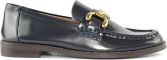 Bibi Lou Blauwe Naplak Loafer Accessoire - Dames - Loafers - Blauw - 37 EU - Schoenen