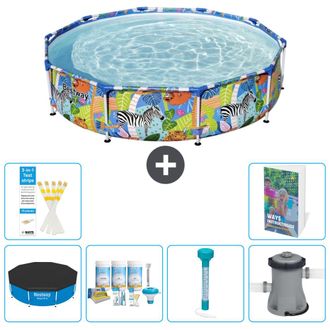 Bestway Piscina Bestway Steel Pro Redonda - Selva - 305x66 Cm - 7-piezas S52