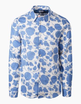 Paul Smith Mens PAUL SMITH LS REGULAR FIT SHIRT BLUE - Size: 42