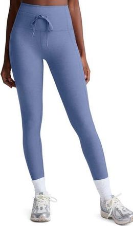 Beyond Yoga Space Dye Pocket Midi Leggings in Washed Denim at Nordstrom Rack, Size X-Large