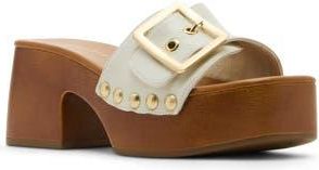 Madden Girl Woodland Slide Sandal in Bone Paris at Nordstrom Rack, Size 6.5