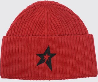 Perfect Moment Beanie in pura lana con risvolto e logo ricamato