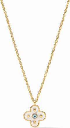 Julie Vos Womens Colette Delicate Necklace In Champagne