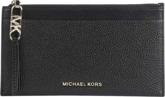 Michael Kors Tarjetero grande Empire de piel granulada - Accessories - Mujer - Negro - ONE SIZE