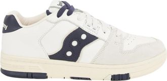 Saucony Witte leren sneakers - Heren - Sneakers - Wit - 45 EU - Leer - Schoenen