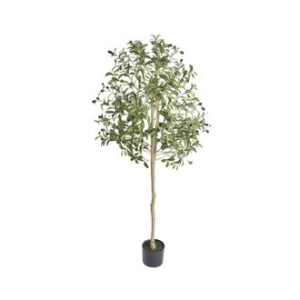 OEM Olivo Artificial, Dise&ntilde;o Realista, Ramas Ajustables, 1,5 M (5 Pies), Tipo 2