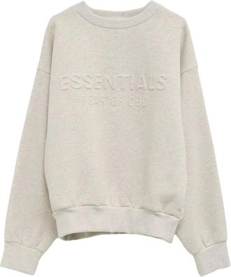 Fear of God Embossed Classic Crewneck Sweatshirt - Heren - Sweatshirts - Grijs - XS - Katoen - Hoodies & sweatvesten