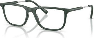 A|X Armani Exchange 54mm Rectangle optical glasses in Green at Nordstrom