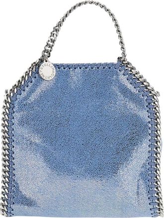 Stella McCartney Tiny Falabella Tote - Dames - Mini tas - Blauw - ONE Size - Polyester - Tassen