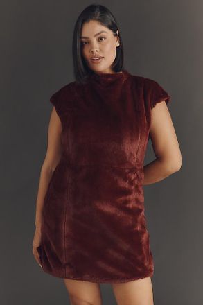Hutch Dev Faux Fur Mini Dress