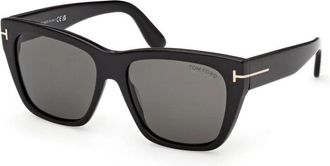 Tom Ford Flynn-02 Zonnebril - Dames - Zonnebrillen - Zwart - 55 MM - Accessoires