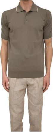 PESERICO Klassiek Polo Shirt voor Mannen - Heren - Polos - Groen - XL - Katoen - Tops