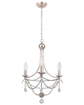 Crystorama Metro Ii 3-Light Mini Chandelier