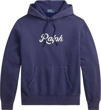 Ralph Lauren Hoodies & sweatvesten, Heren, Blauw, XL, Katoen, The Ralph Logo Hoodie