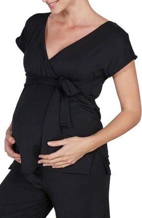 Cache Coeur Origin pregnancy and nursing tunic in Black at Nordstrom, Size Xx-Large