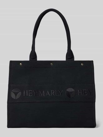 Hey Marly Handtasche mit Logo-Stitching Modell Signature in Black, Gr&ouml;&szlig;e 1