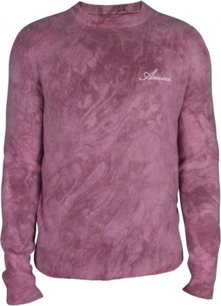 Amiri Tie-Dye Cashmere Trui - Heren - Cashmere truien - Roze - S - Wol - Truien & Vesten