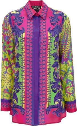 Versace Jeans Couture Stijlvolle Overhemden Collectie - Dames - Overhemden - Veelkleurig - 3XS - Overhemden