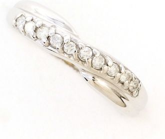 C&A White Gold White Gold (18K) Band Ring (Pre-Owned)