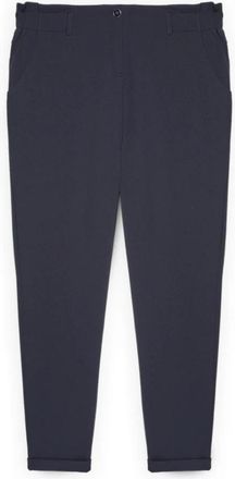 Fiorella Rubino Balloon Pants - Dames - Straight fit broeken - Blauw - XS - Polyester - Broeken