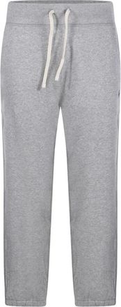 Ralph Lauren Broeken, Heren, Grijs, L, Katoen, Fleece Pant Relaxed