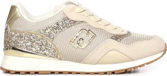 Liu Jo Glitter And Mesh Sneakers
