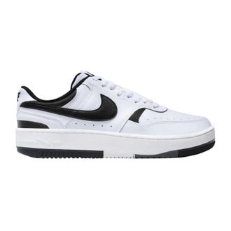 Nike Dames Gamma Force Leren Platform Sneakers (Wit/Zwart)