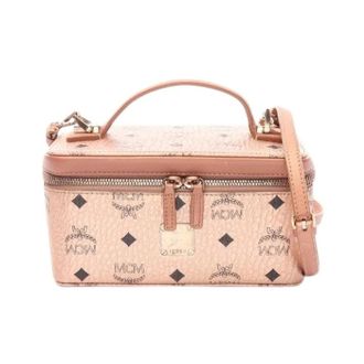 MCM Pre-owned Mini Bags, female, Pink, Size: ONE SIZE Pre-owned Visetos Rockstar 2way handbag