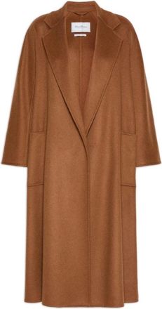 Max Mara Ludmilla Mantel - Dames - Mantels - Bruin - Maat: XS Zijde
