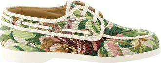 Valentino Garavani Floral Canvas Bootschoenen - Heren - Bootschoenen - Veelkleurig - 43 EU - Katoen - Schoenen