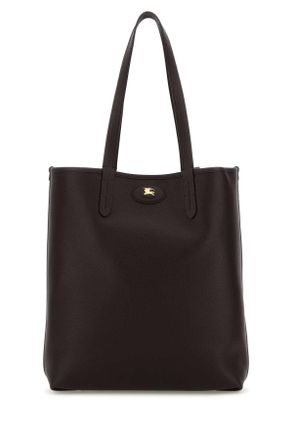 Burberry Dark Brown Leather Bloomsbury Shopping Bag