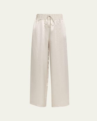 Maria McManus Drawstring Wide-Leg Basketball Trousers