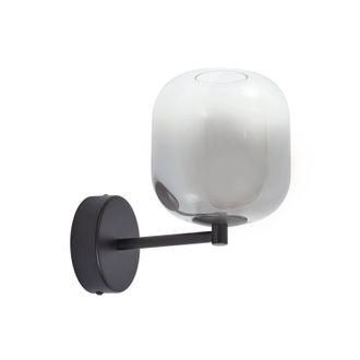 Lucande L&aacute;mpara De Pared Led avelina En Negro Vidrio - Lucande
