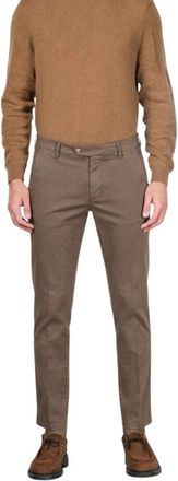 Mason's Torino Flex Chino Broek - Heren - Chinos - Bruin - M - Katoen - Broeken